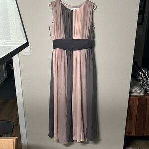 Geode Pink and Gray Women’s sleeveless dress